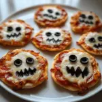 Mini Halloween Pizzas