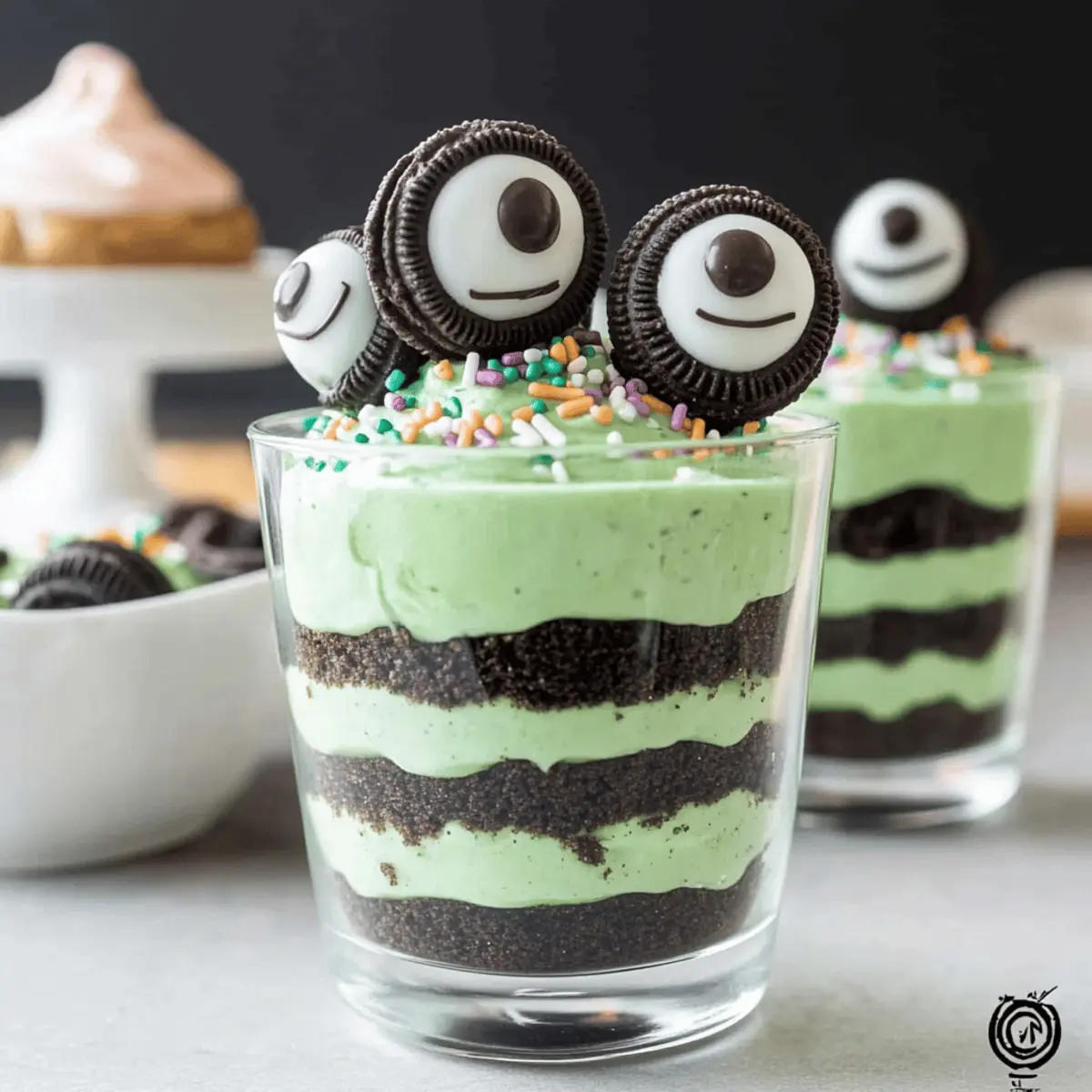 Deliciously Fun Zombie Dirt Pudding Cups for Halloween Delight
