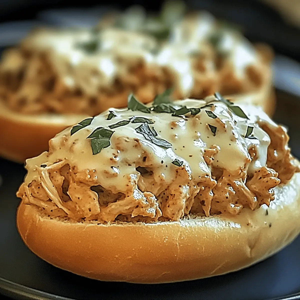 Satisfy Your Cravings with Chicken Alfredo Sloppy Joes