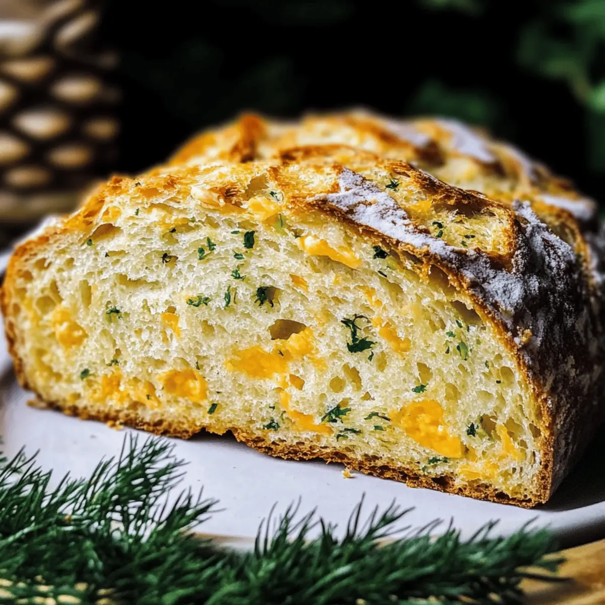 Warm Cheddar and Herb Soda Bread for Cozy Winter Days