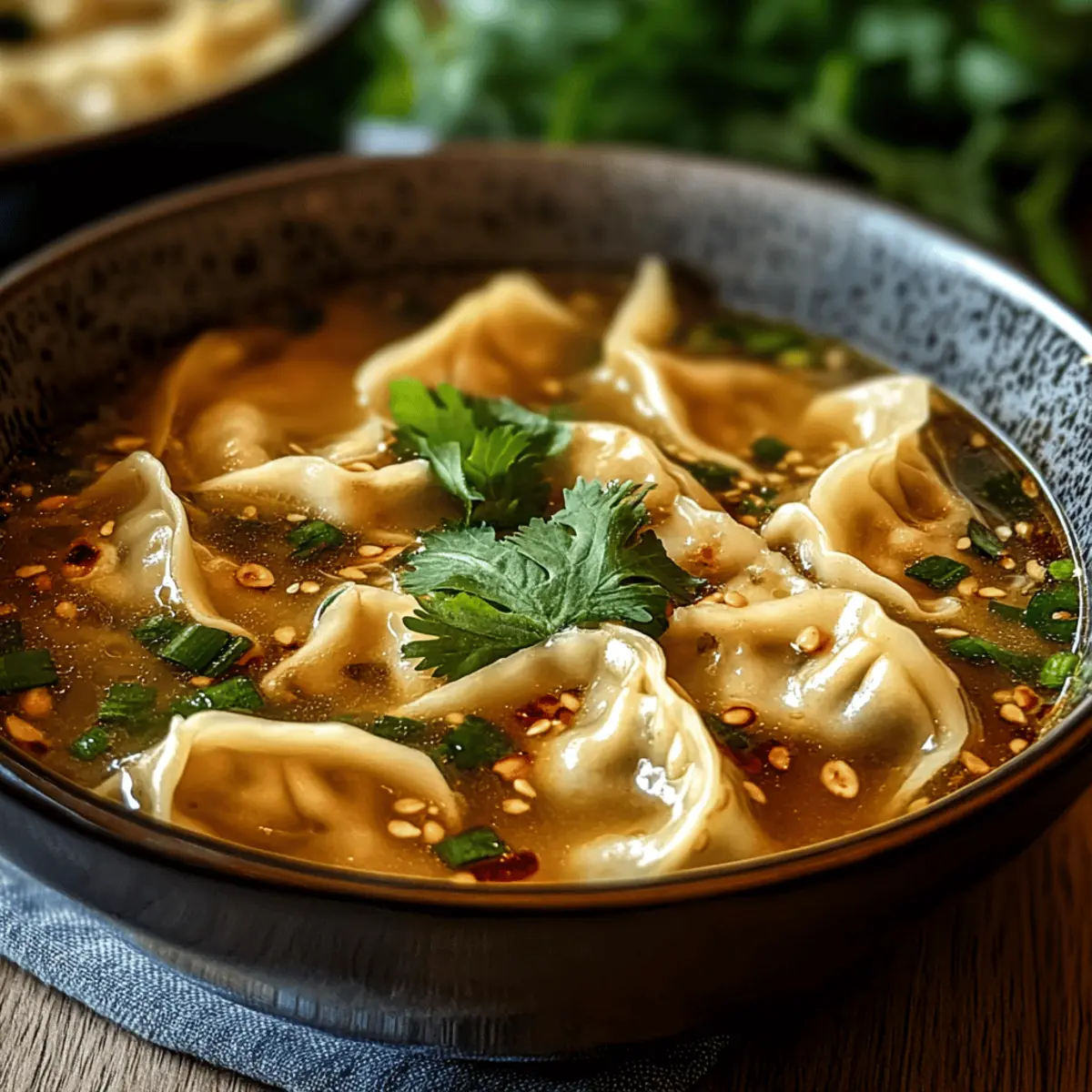 Comforting Thai Potsticker Soup for Cozy Nights In