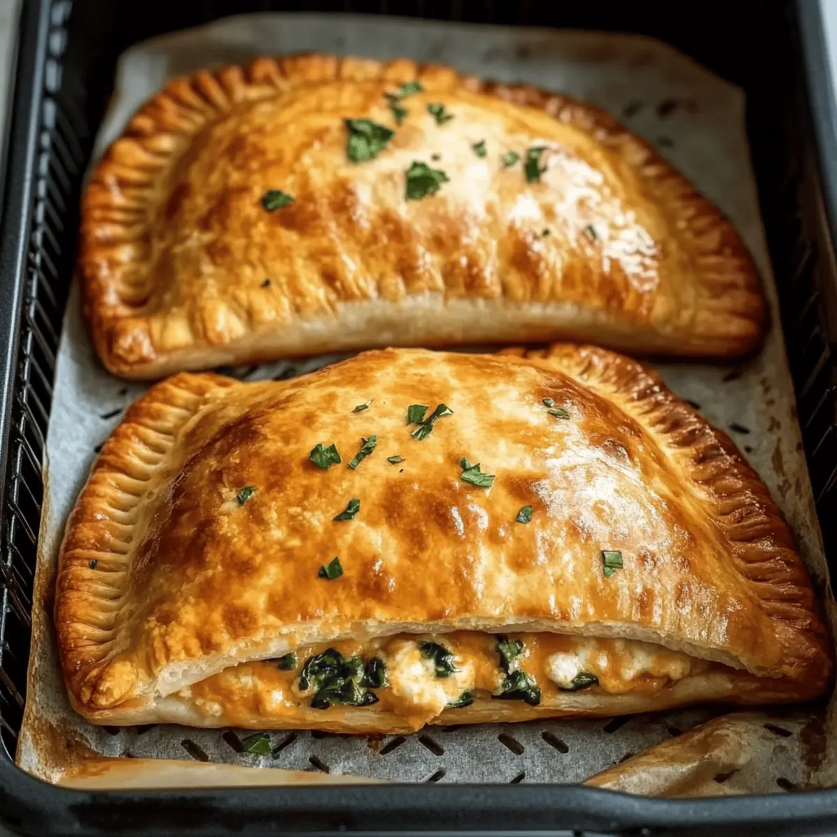 Air Fryer Calzones
