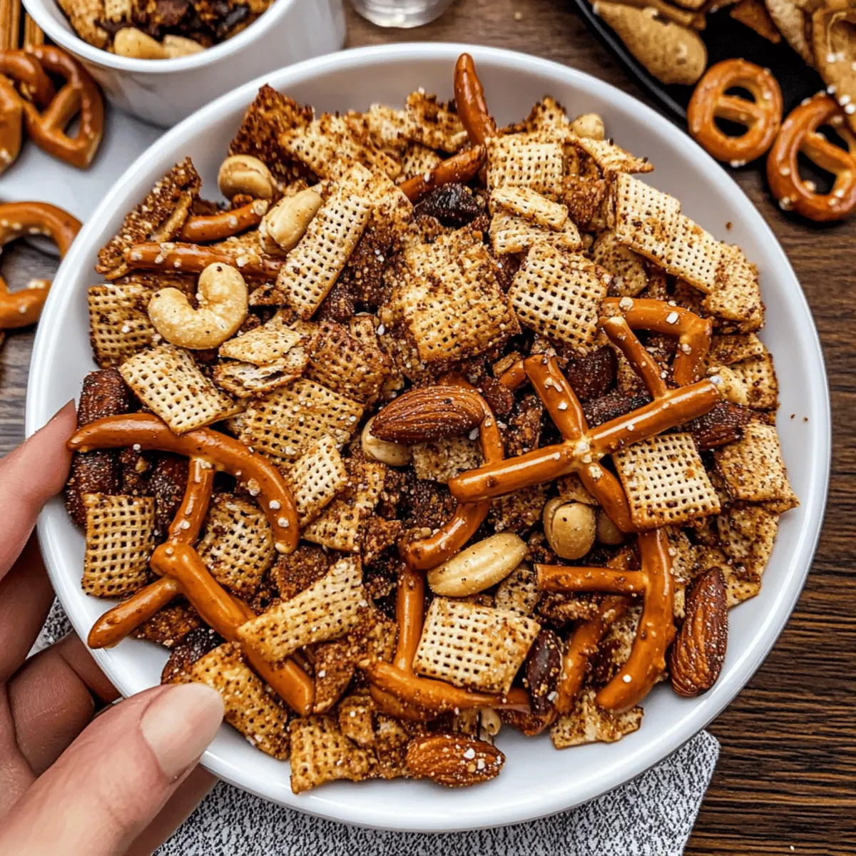 Crunchy Bagel Chex Mix: A Savory Snack You Can’t Resist