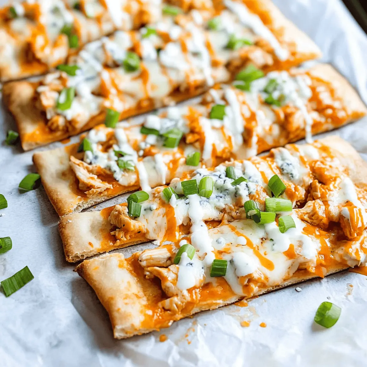 Buffalo Chicken Flatbread: Quick, Spicy Comfort Food Delight