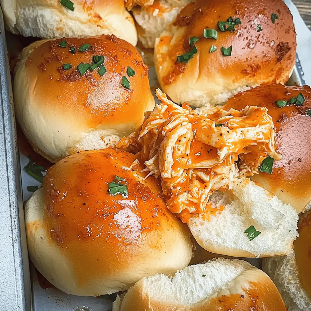 Buffalo Chicken Sliders