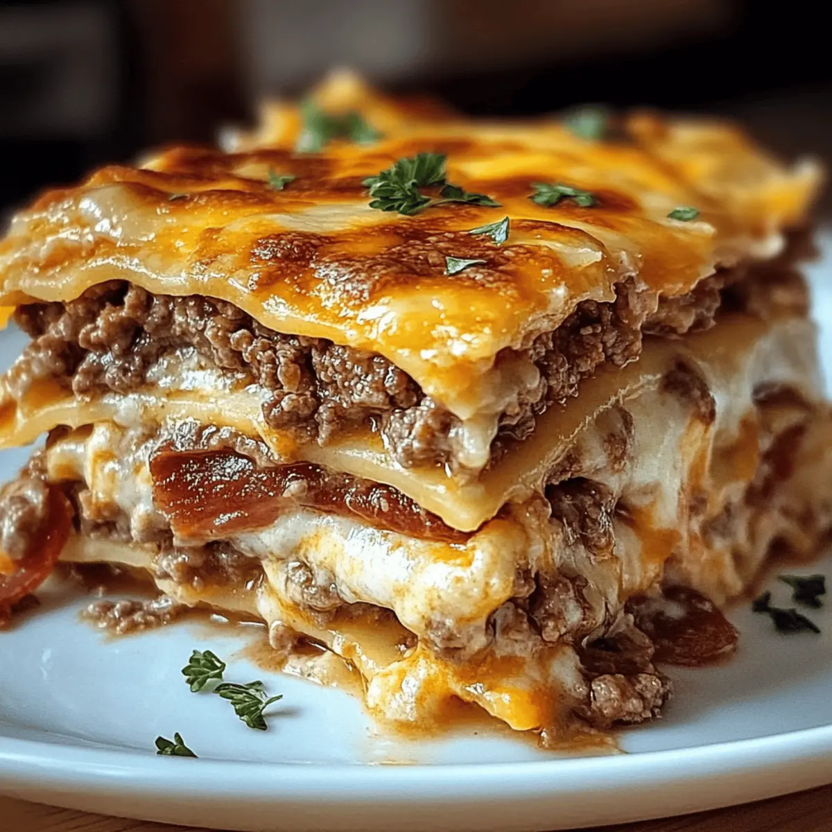 Cheeseburger Lasagna Recipe