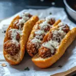 Cheesy Meatball Subs