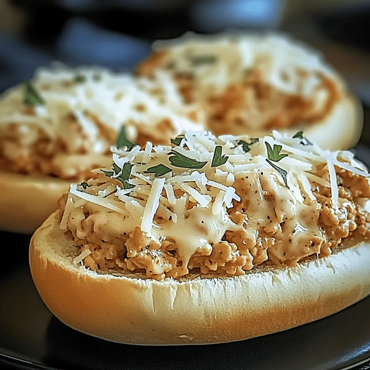 Savory Chicken Alfredo Sloppy Joes for Cozy Family Nights
