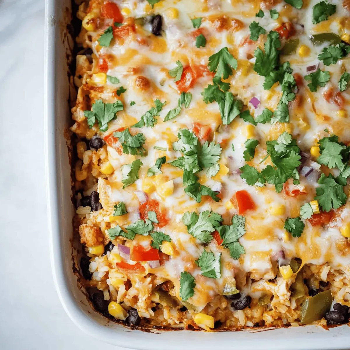 Chicken Burrito Casserole