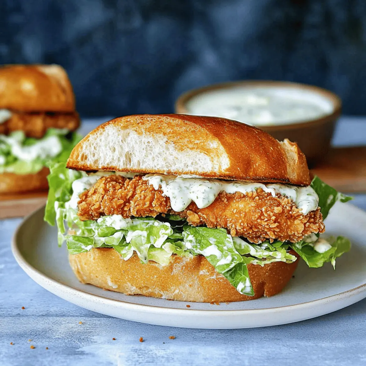 Savory Chicken Caesar Sandwich for Crisp, Creamy Bliss