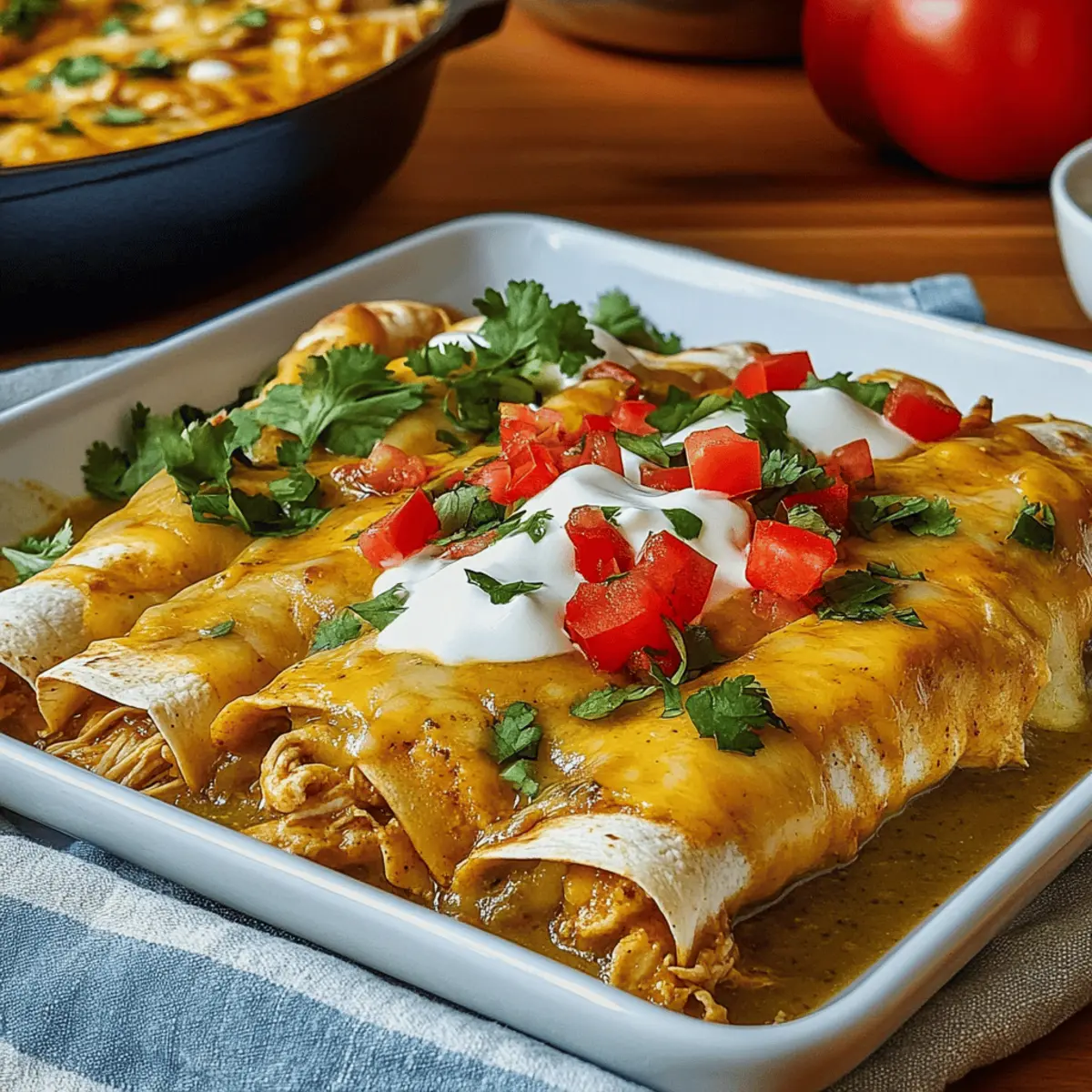 Savory Chicken Enchiladas for a Cozy Family Dinner