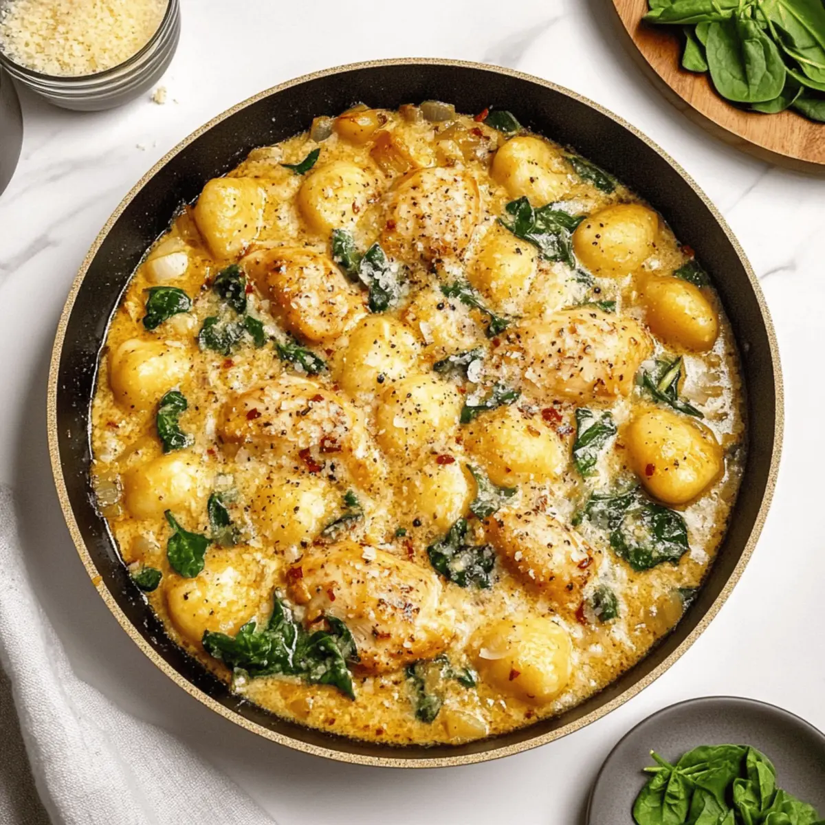 Chicken Gnocchi Skillet