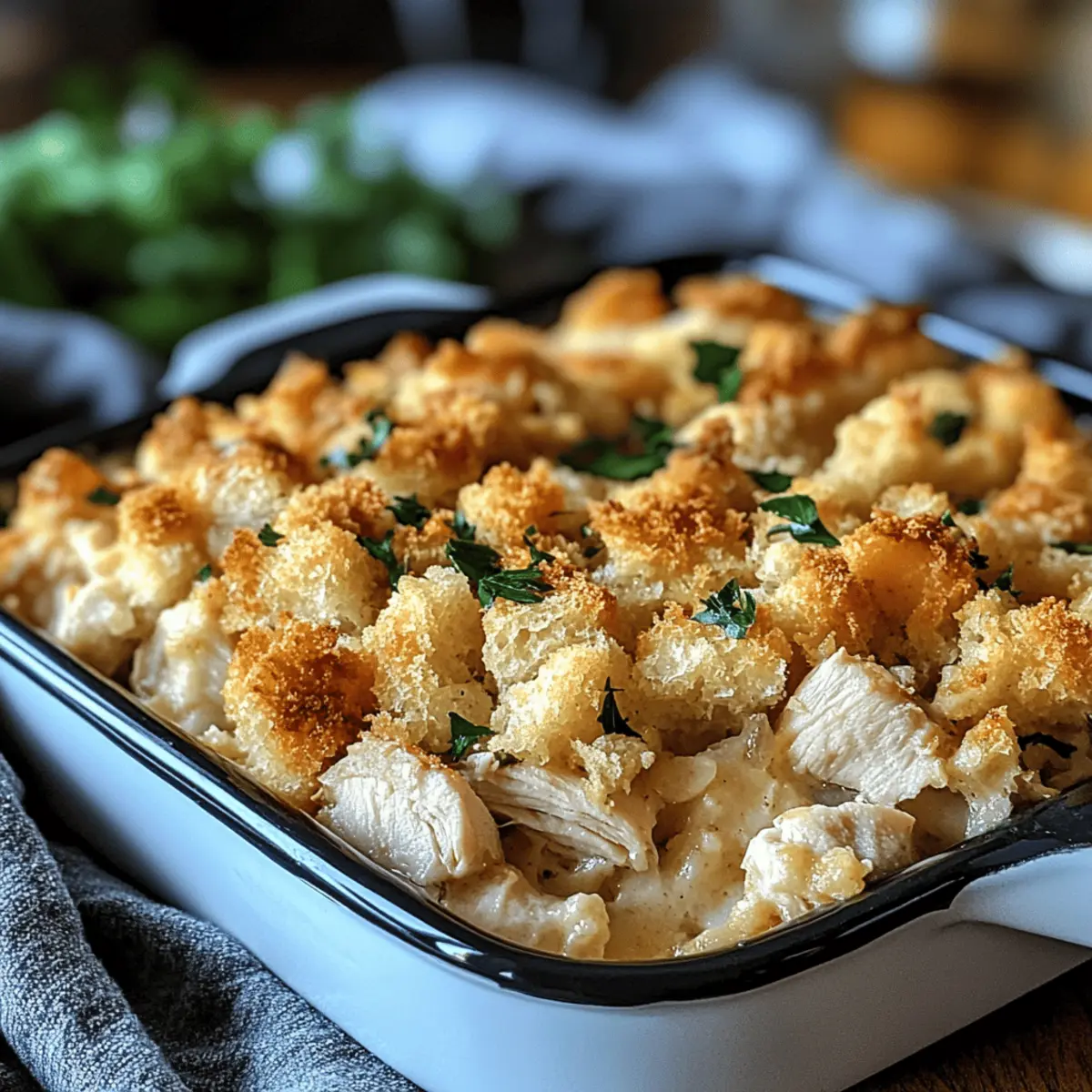 Chicken & Stuffing Casserole