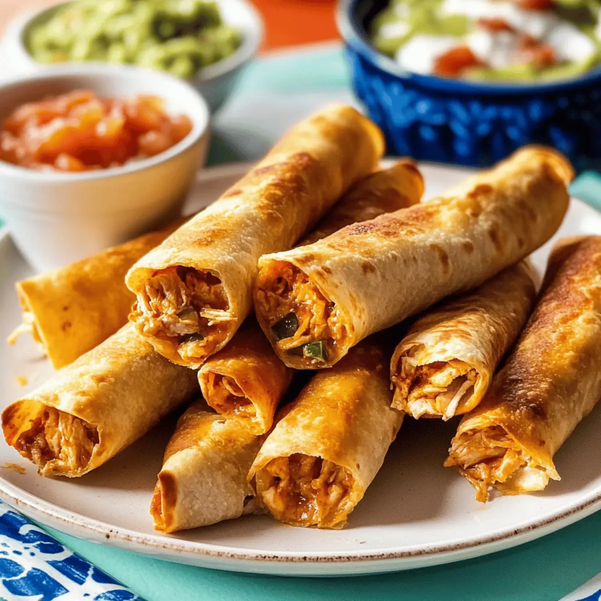 Homemade Chicken Taquitos Recipe That's Sure to Impress!