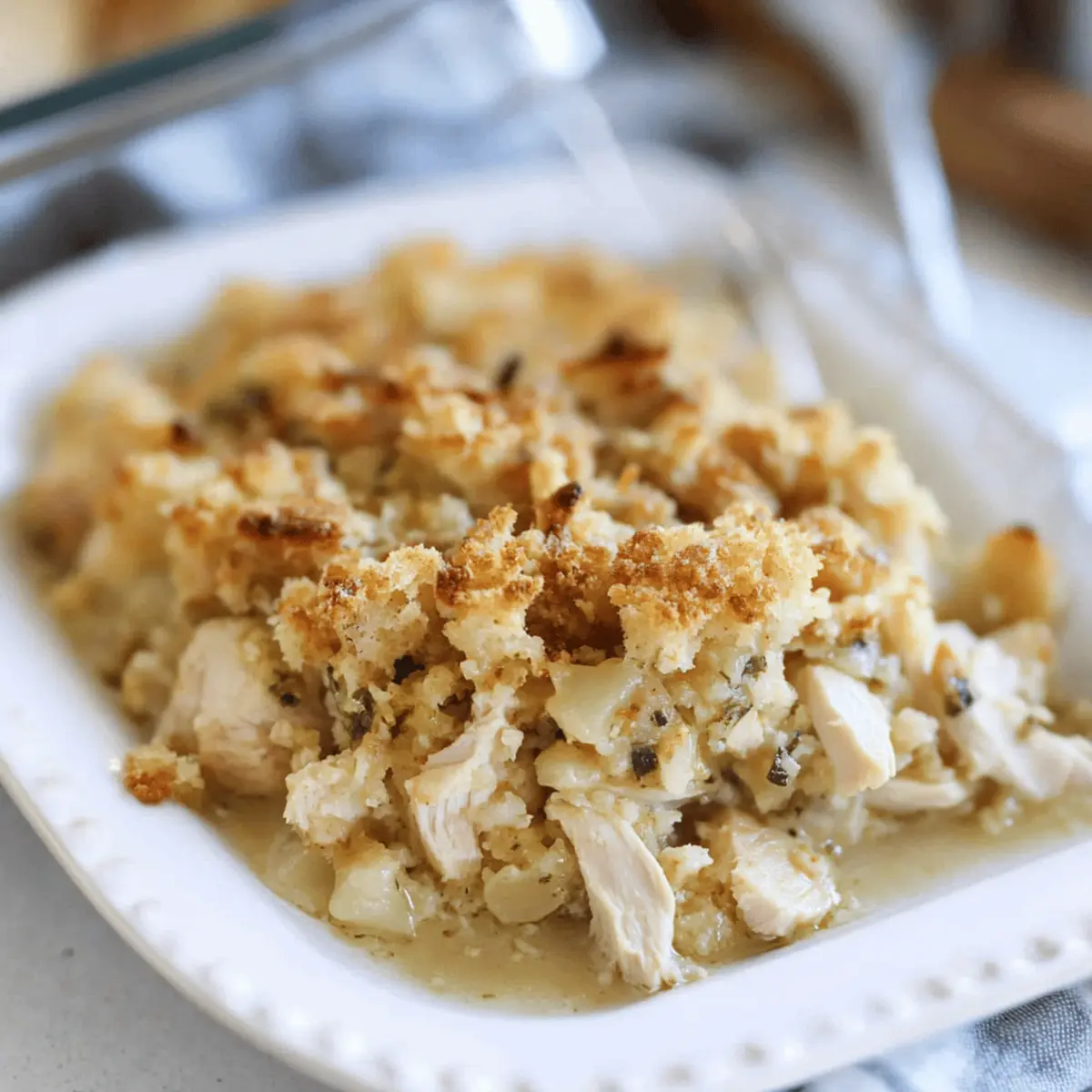 Creamy Chicken and Stuffing Casserole for Cozy Nights