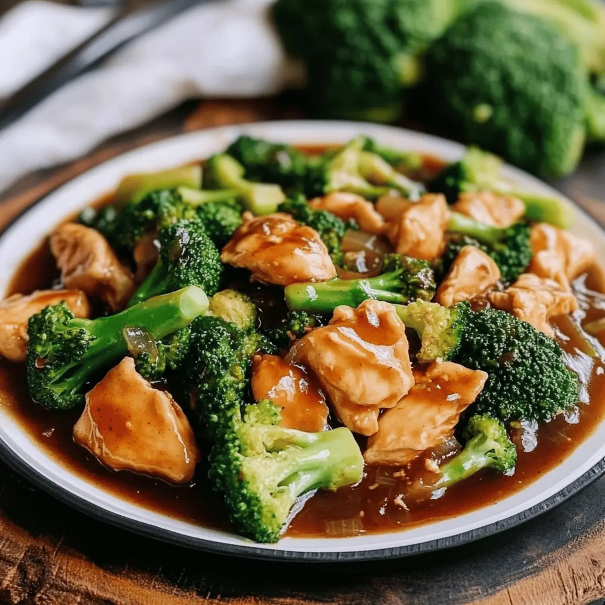 Savory Chinese Chicken and Broccoli Recipe in 30 Minutes