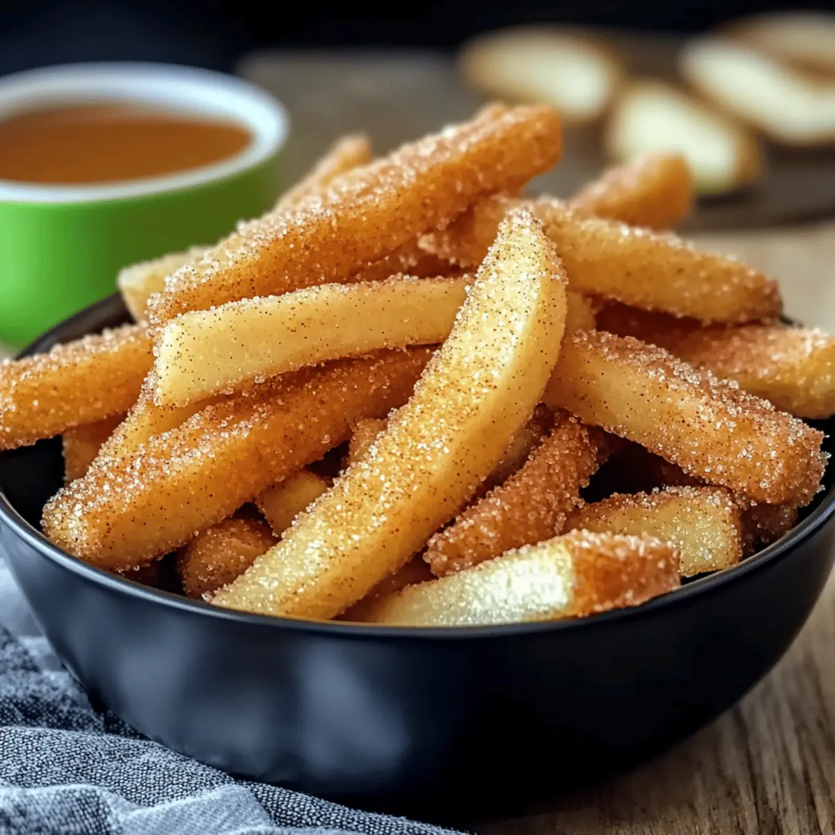 Crispy Air Fryer Apple Fries