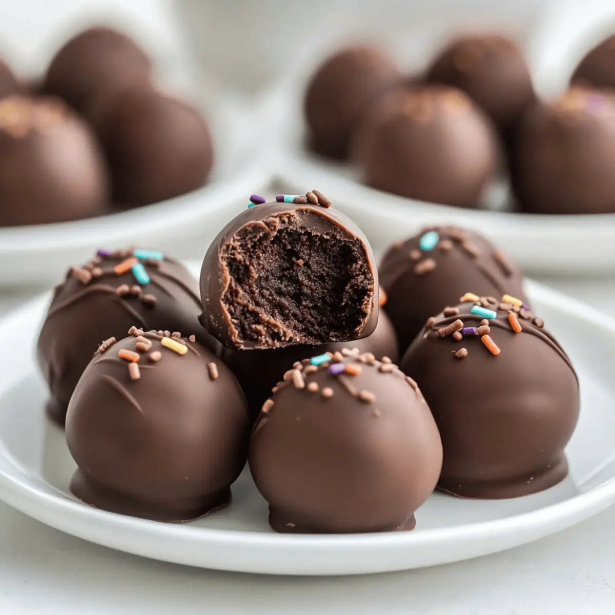 Easy Brownie Truffles