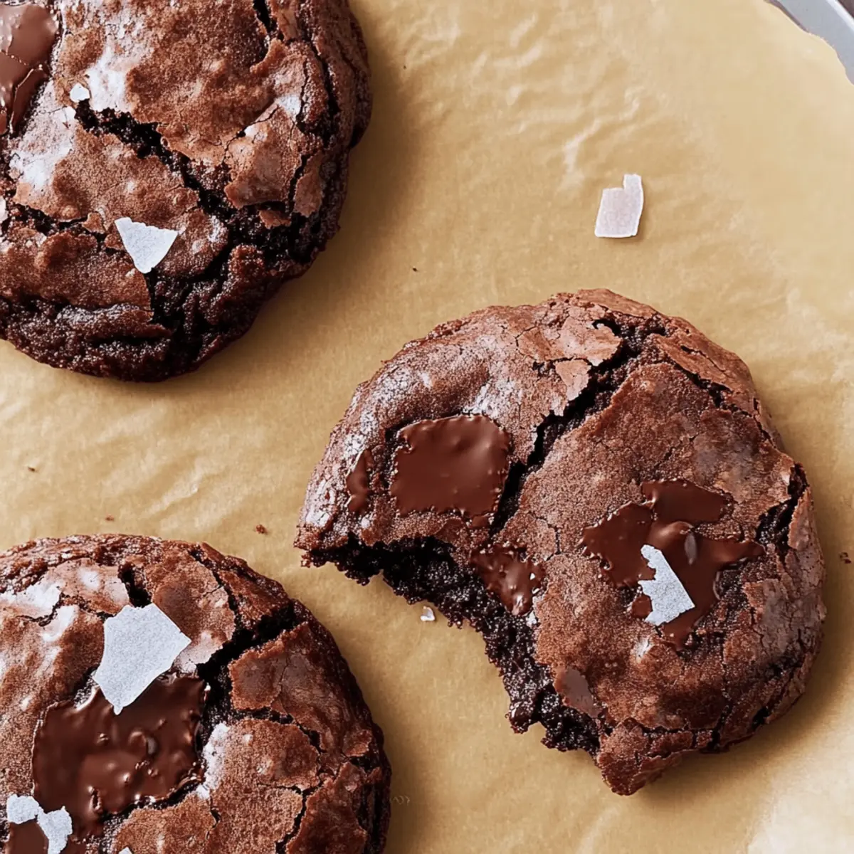 Irresistibly Chewy Flourless Brownie Cookies for Sweet Cravings