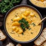 Garlic Herb Potato Soup