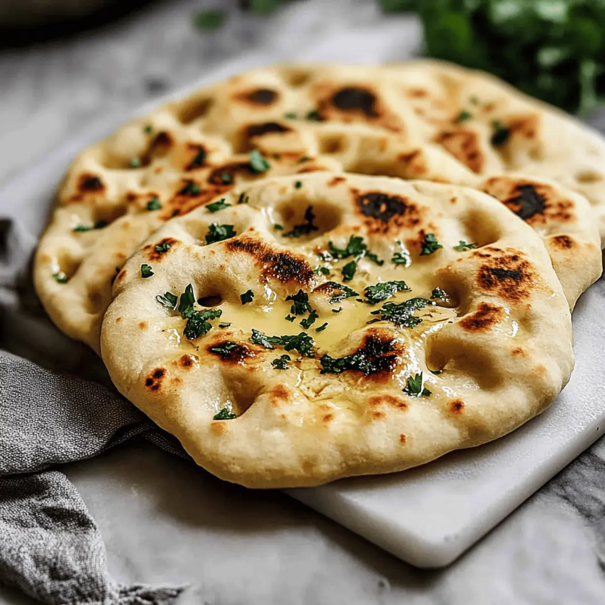 Garlic Naan Bread