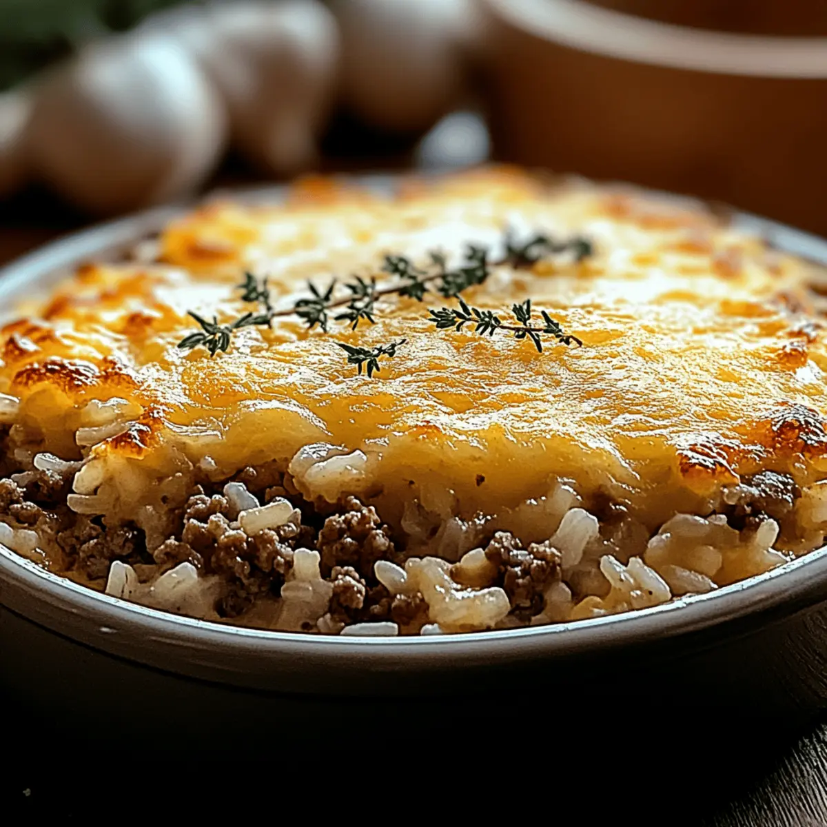 Ground Beef Rice Casserole