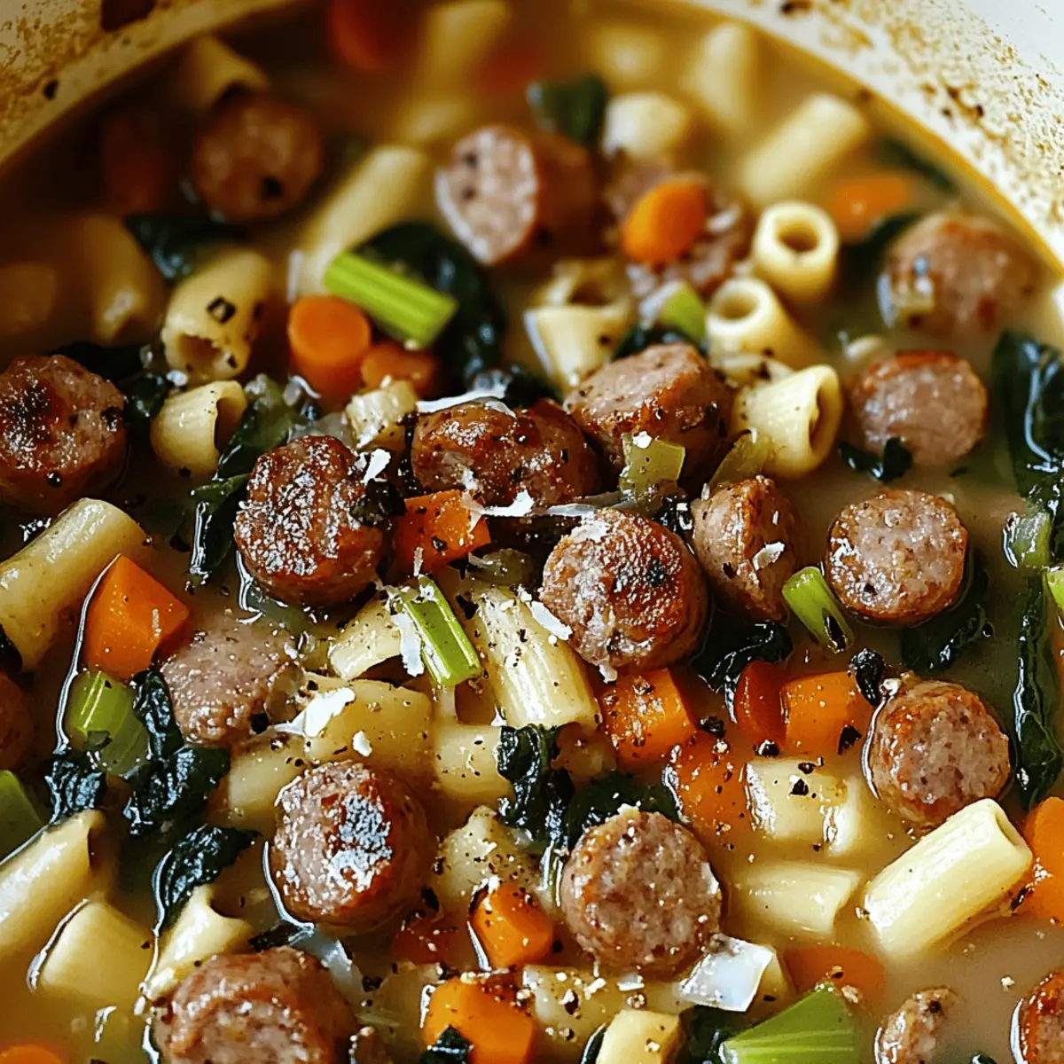 Italian Sausage Ditalini Soup