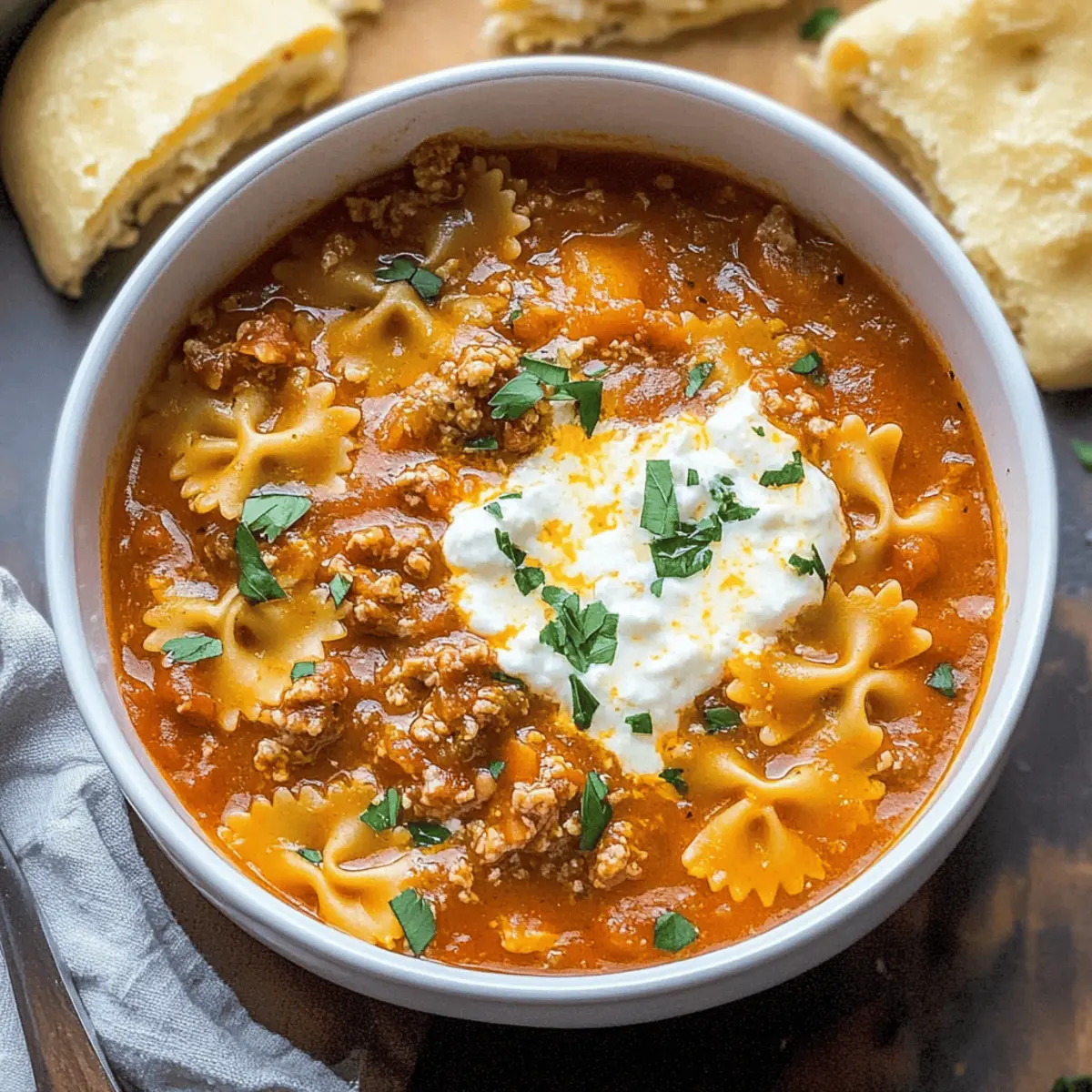 Lasagna Soup Recipe