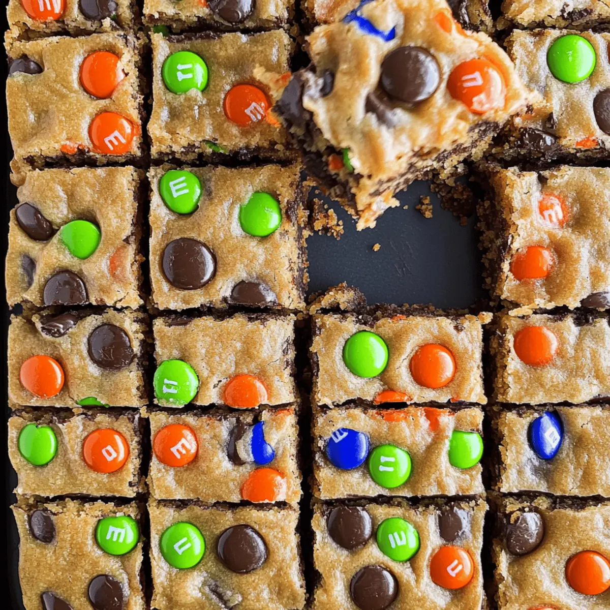 Decadent M&M’S Cookie Bars for Your Spooktacular Halloween