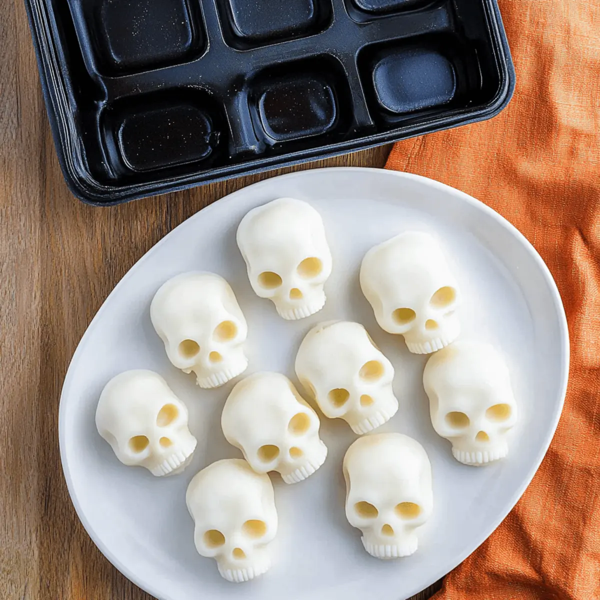 Cheesy Mozzarella Cheese Skulls: Fun Halloween Appetizer