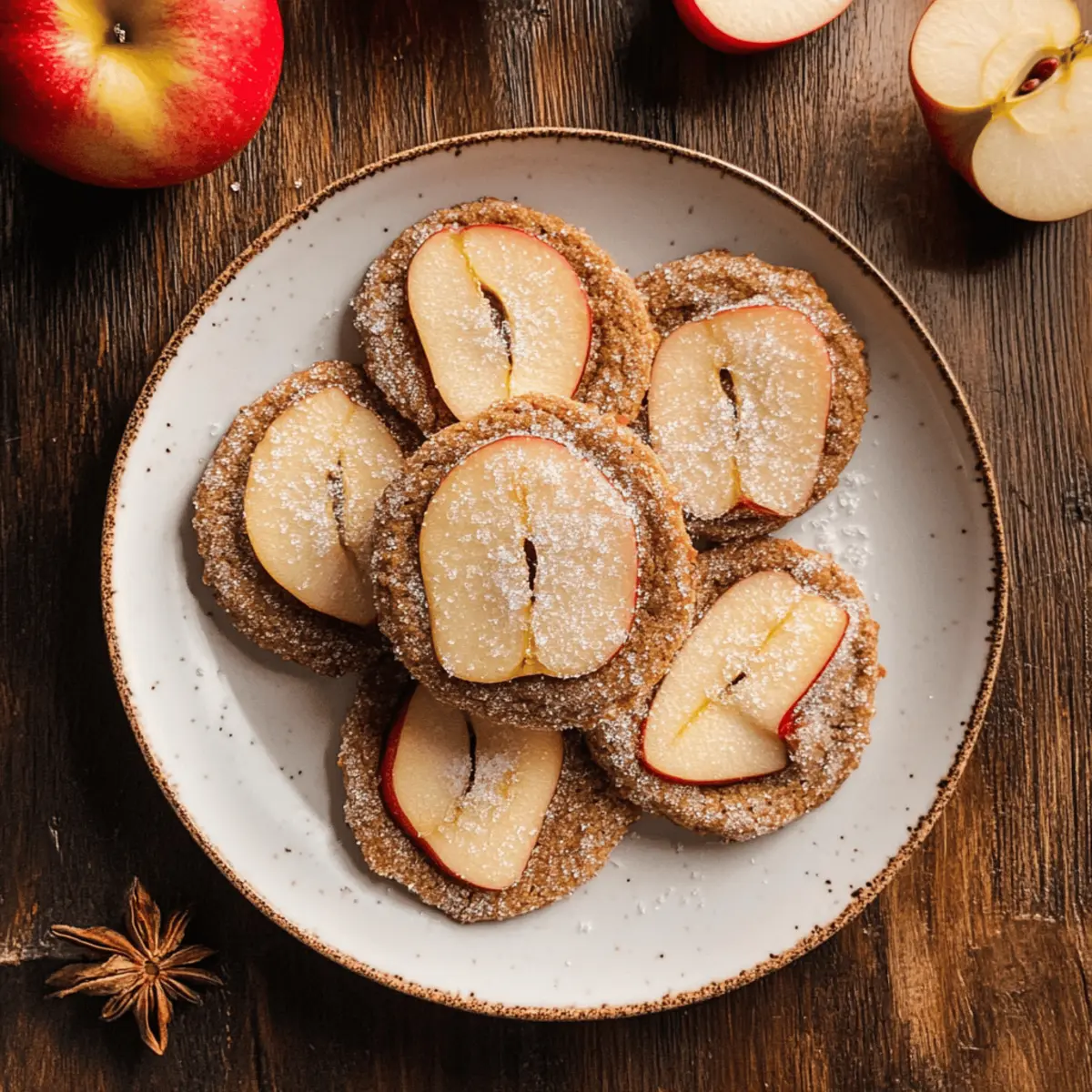 Nutmeg Ginger Apple Snaps