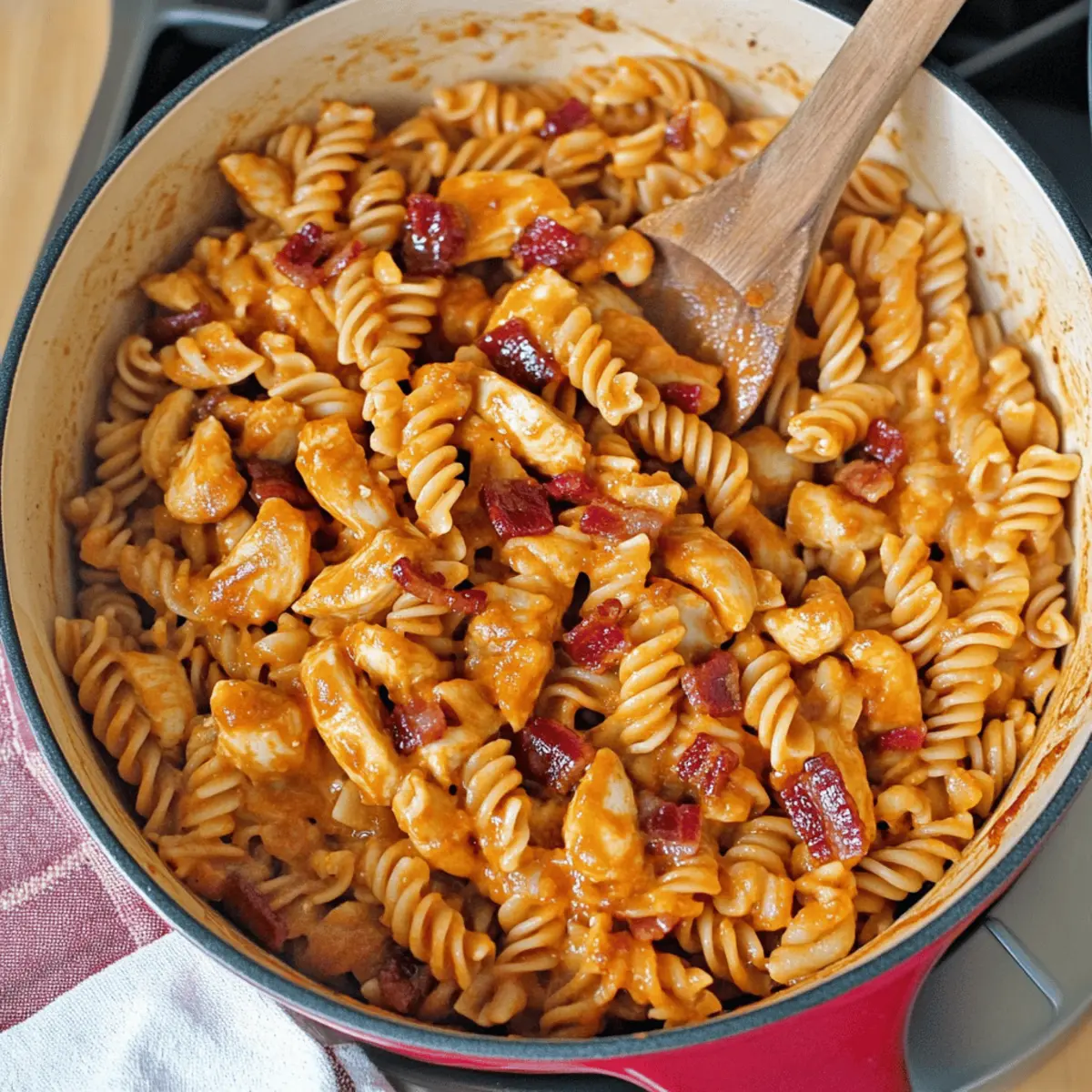 One-Pot Barbecue Chicken Pasta for Ultimate Comfort Food
