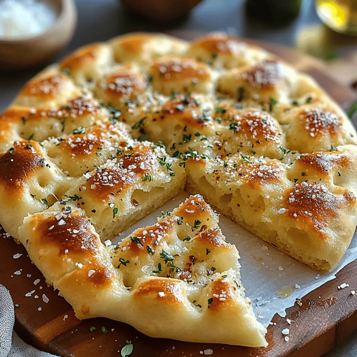 Parmesan Focaccia Bread
