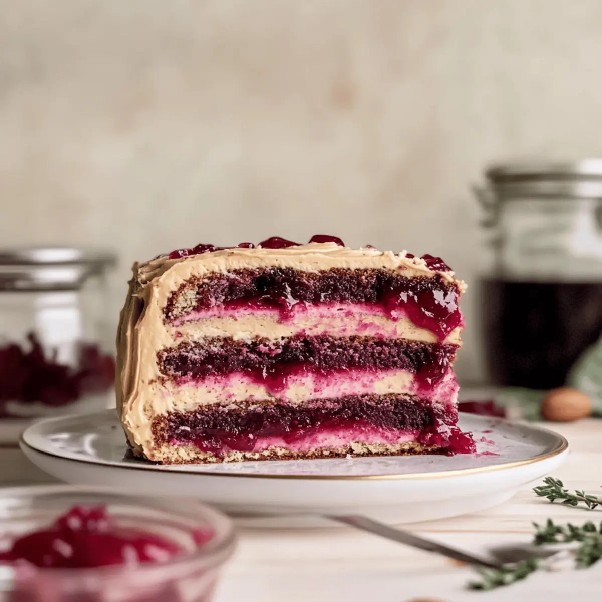 Peanut Butter Jelly Cake