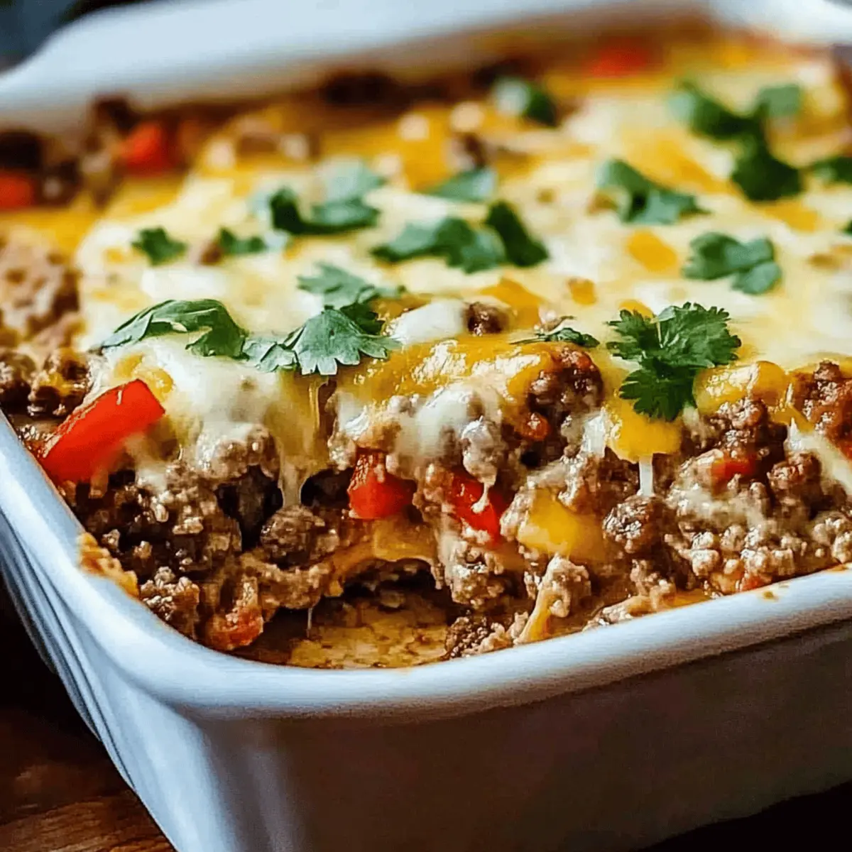 Philly Cheesesteak Casserole