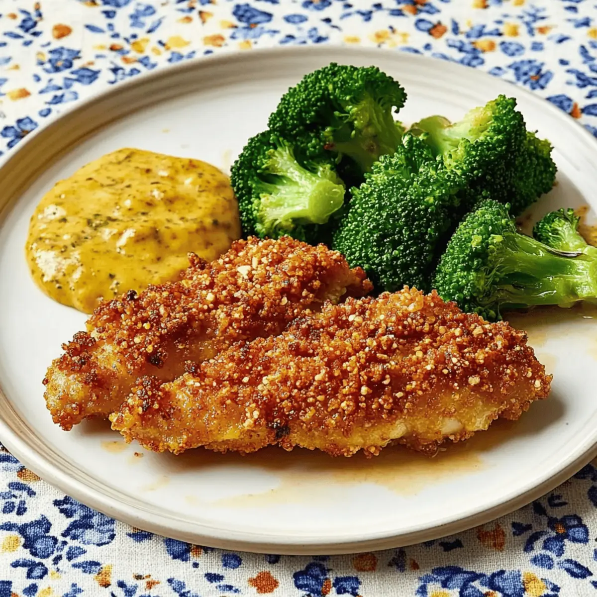 Pretzel Crusted Chicken