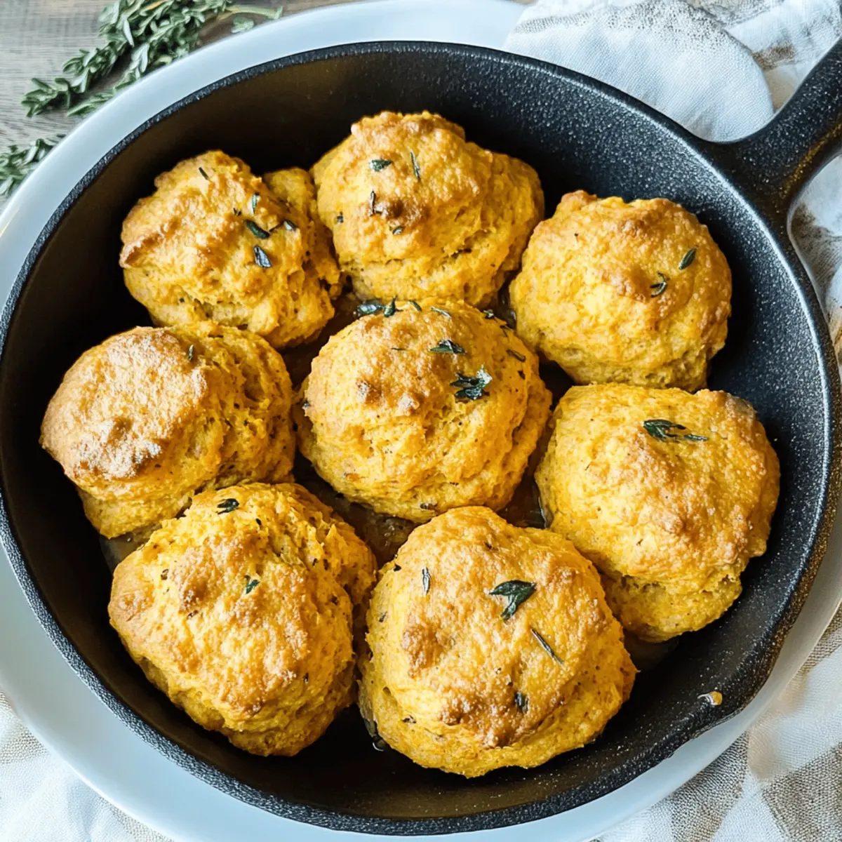Savory Pumpkin Biscuits Recipe with Irresistible Brown Butter