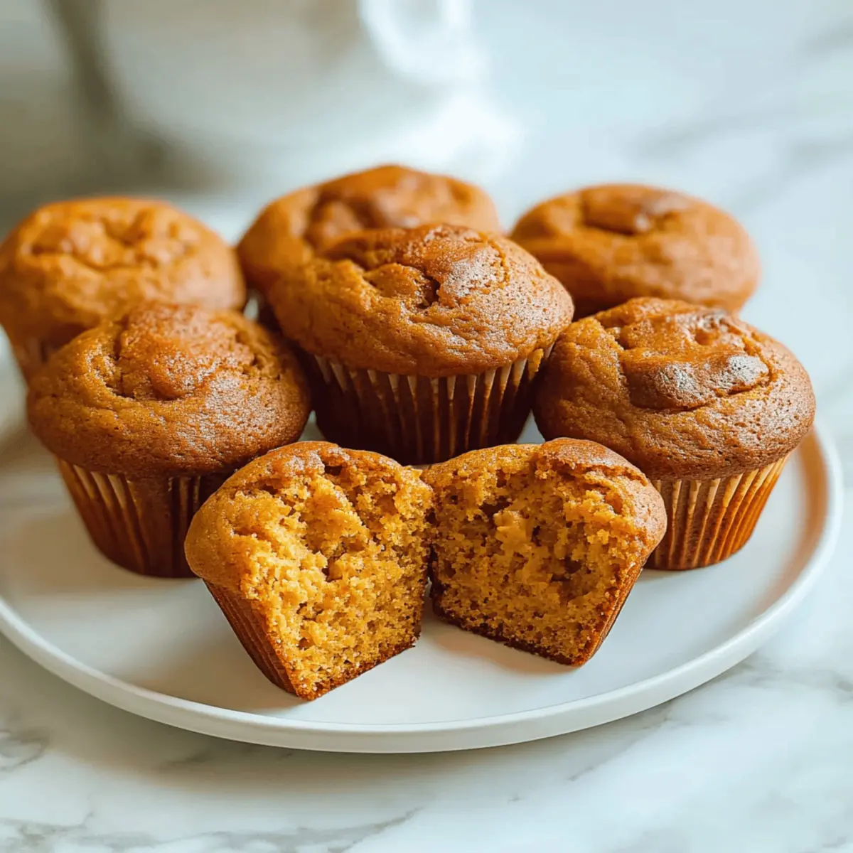 Pumpkin Cottage Cheese Muffins