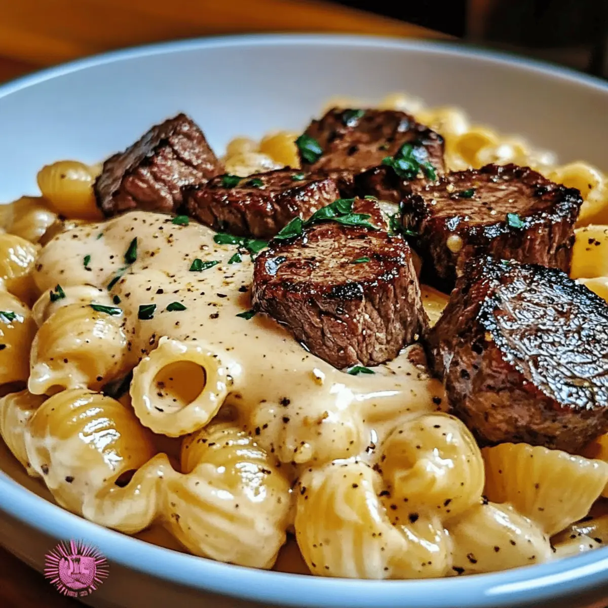 Steak Bites & Pasta