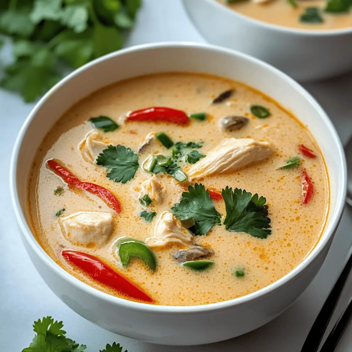 Thai Coconut Chicken Soup