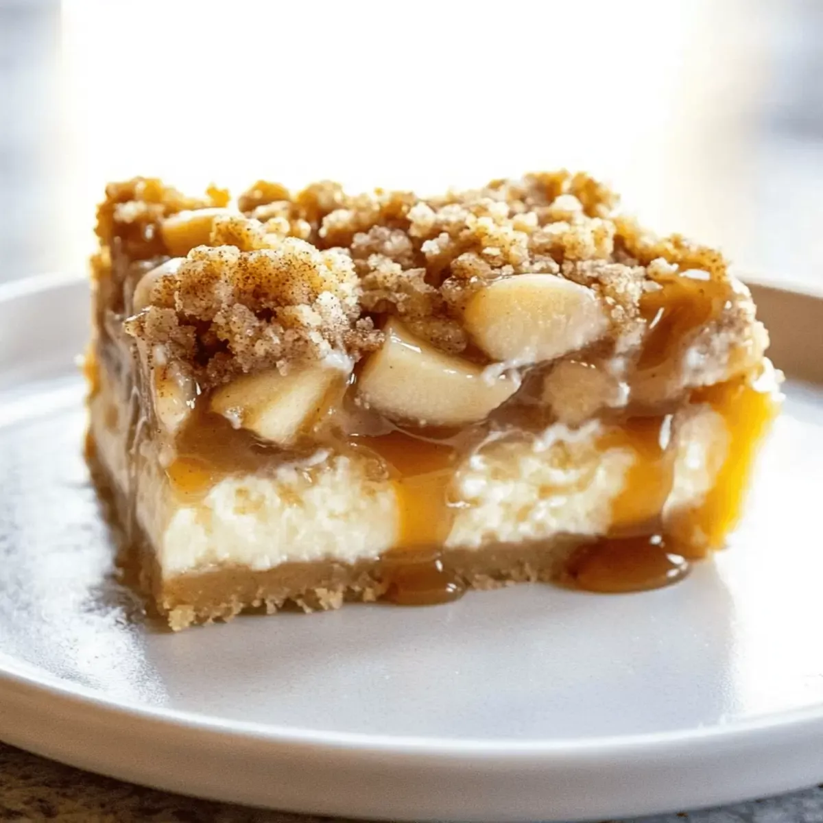 Irresistible Caramel Apple Cheesecake Bars for Fall Gatherings