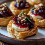 Baked Cranberry Brie Bites