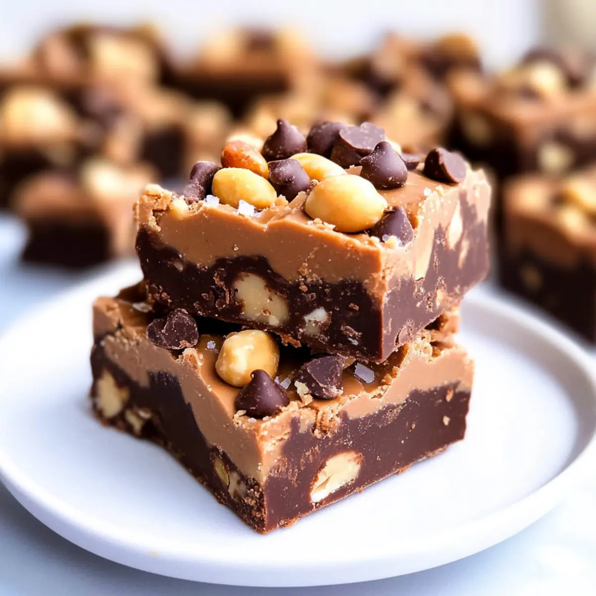 Creamy Chocolate Peanut Butter Fudge You Can Make No-Bake
