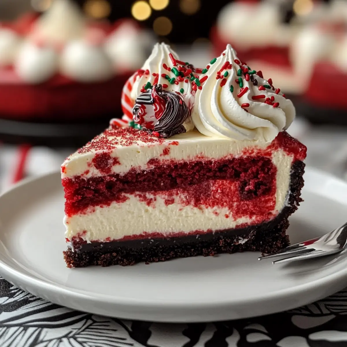 Irresistible Christmas Red Velvet Cheesecake Recipe to Wow Guests