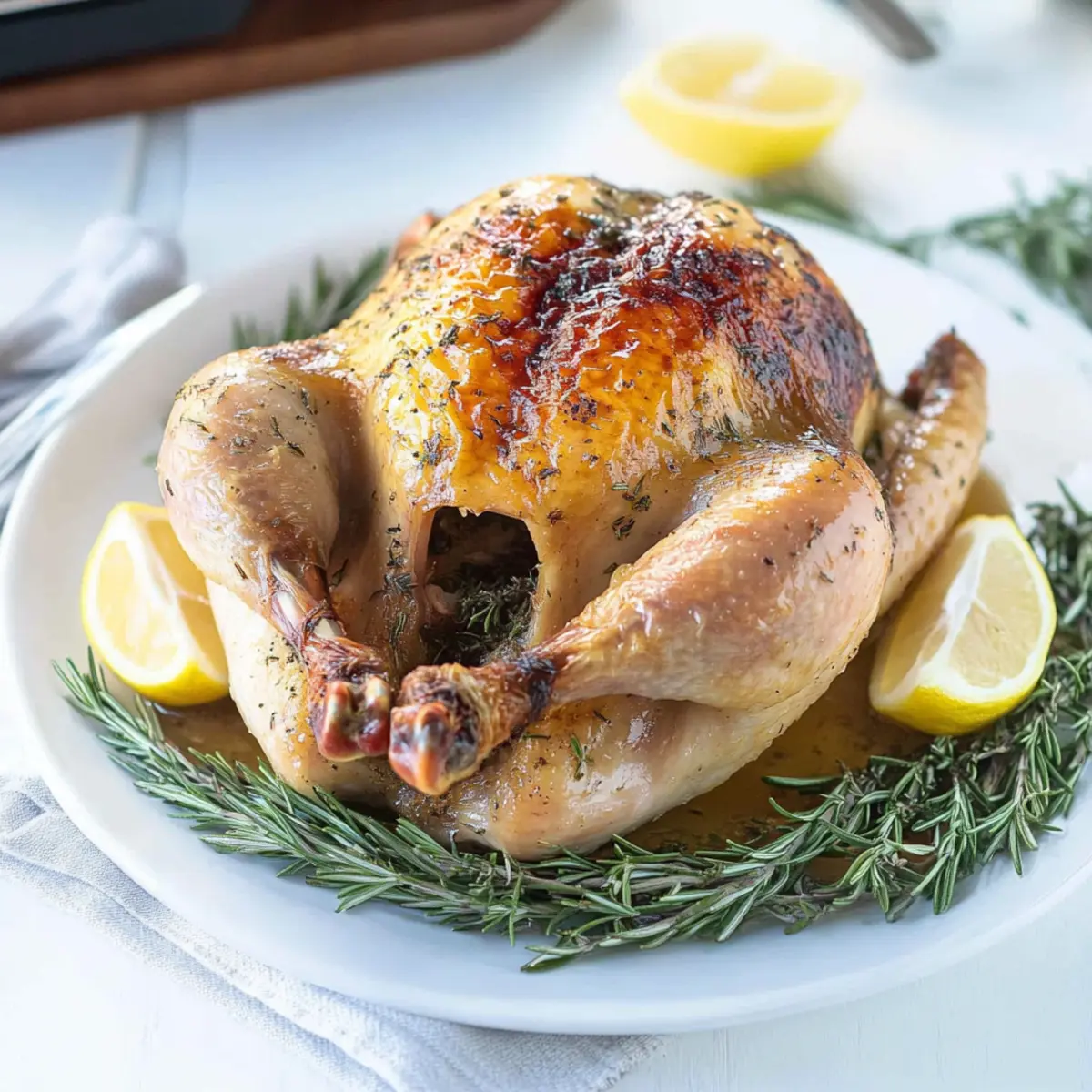 Lemon Garlic Roasted Chicken for Juicy Perfection at Home