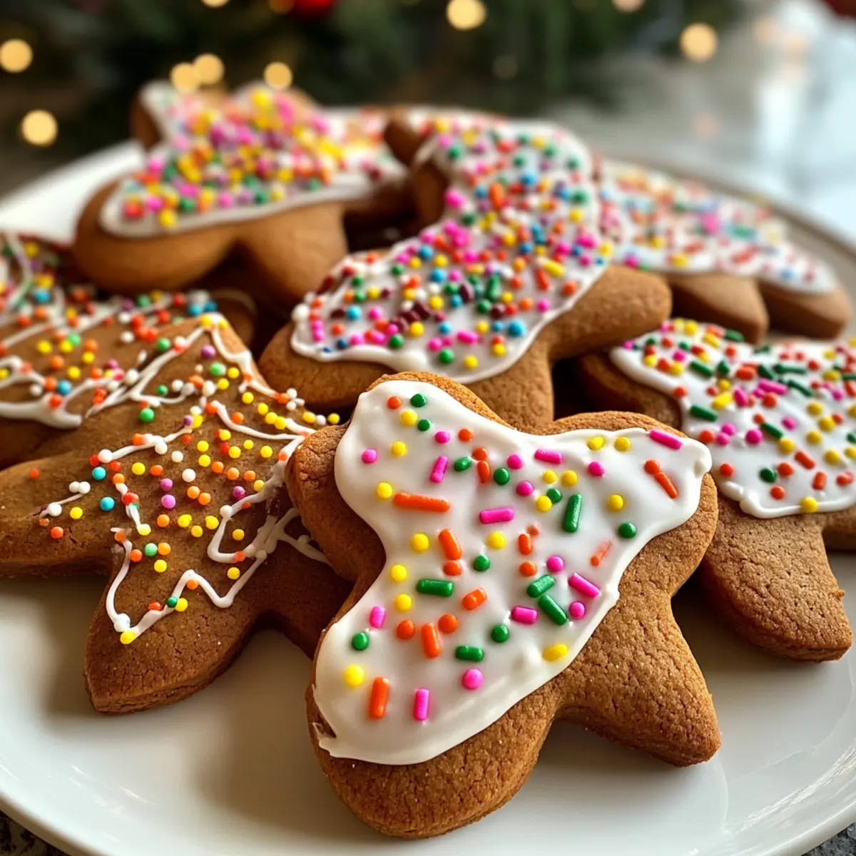 Soft Gingerbread Cookies for a Merry Christmas Treat