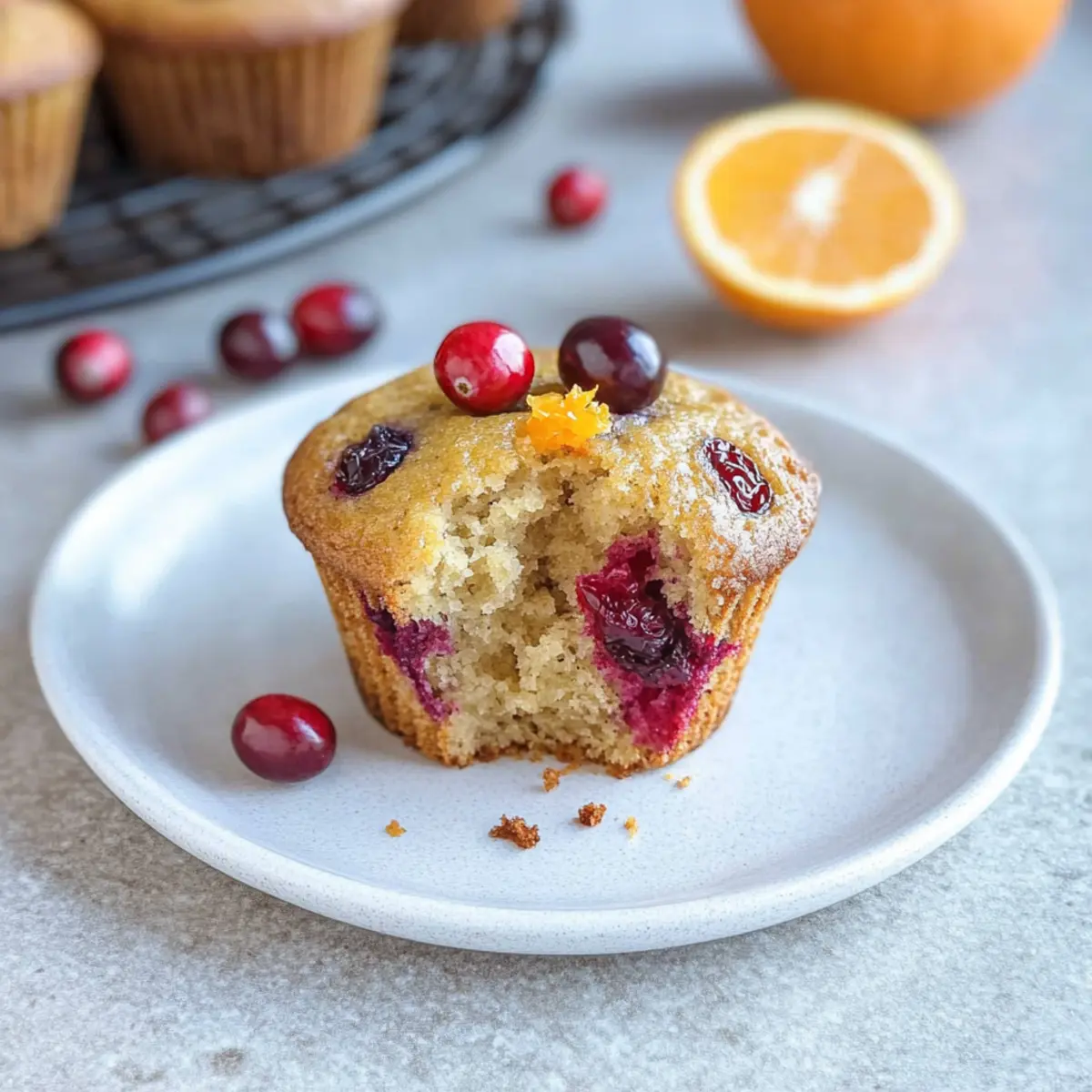 Fluffy Cranberry Orange Muffins for Guilt-Free Mornings