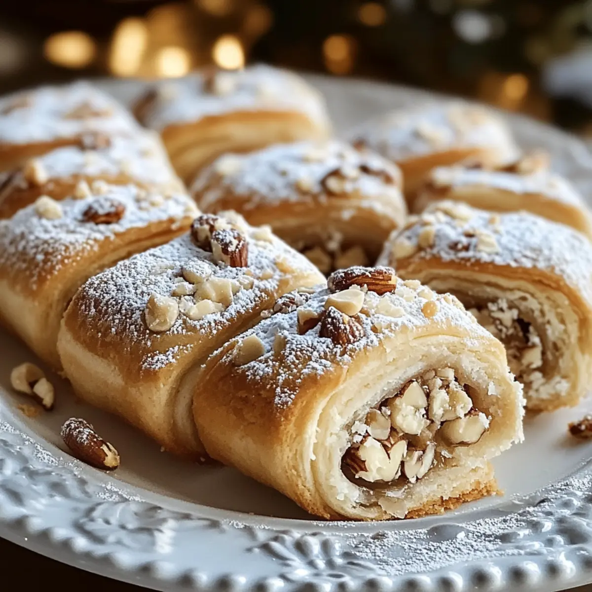 Italian Nut Roll Cookies