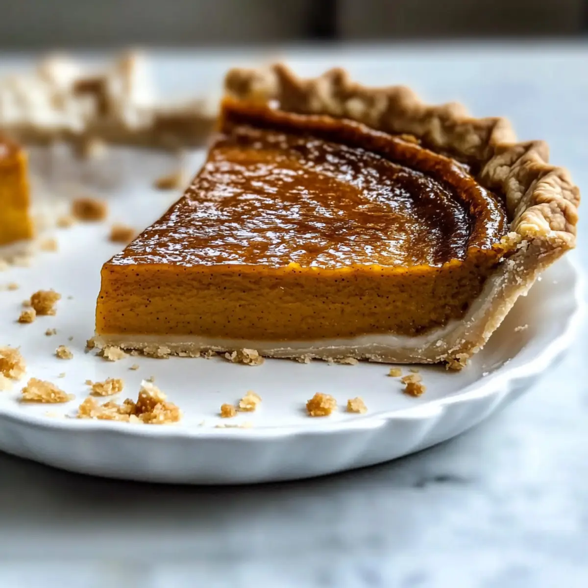 Indulge in Bourbon Brûlée Pumpkin Pie Recipe for Fall Bliss