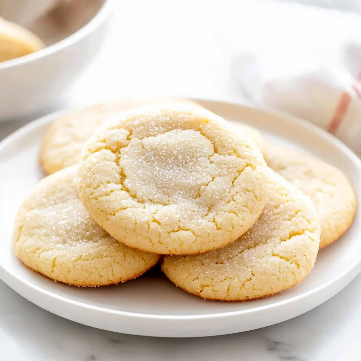 Chewy Sugar Cookies That Melt in Your Mouth – No Chill Needed
